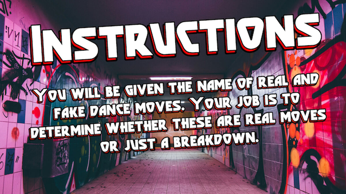 Breakdance or Breakdown image number null